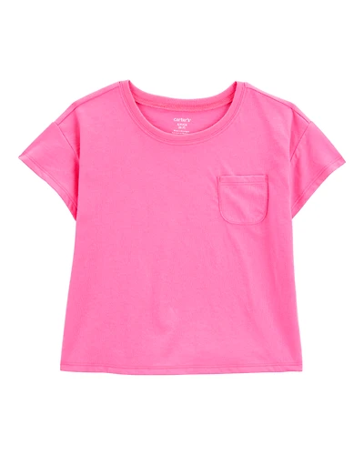 Kid Solid Short-Sleeve Fashion Top