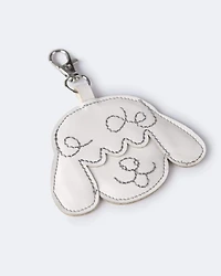 Toddler Girl Poodle Bag Charm - Cream