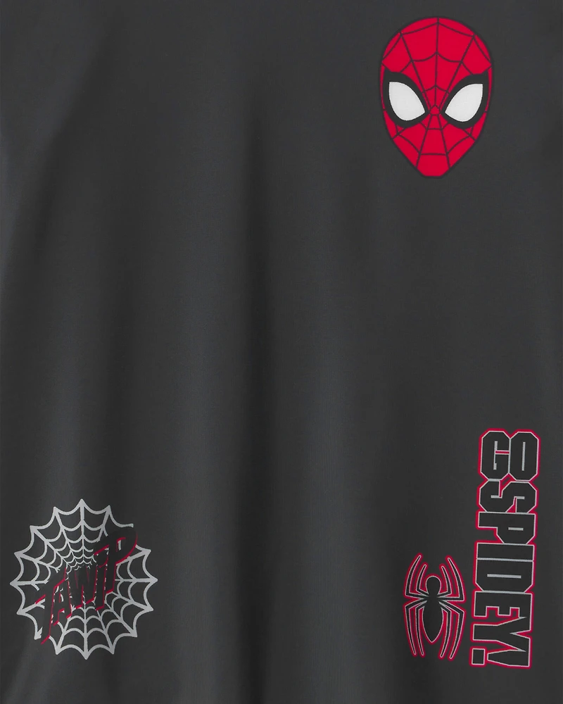 Boys ©Marvel Spider-Man Rashguard - Black
