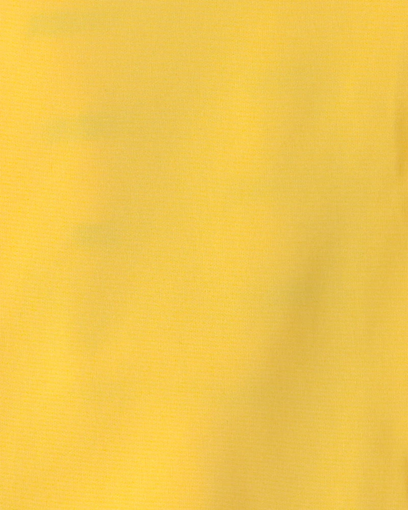 Toddler Boy Solid Rain Jacket- Yellow