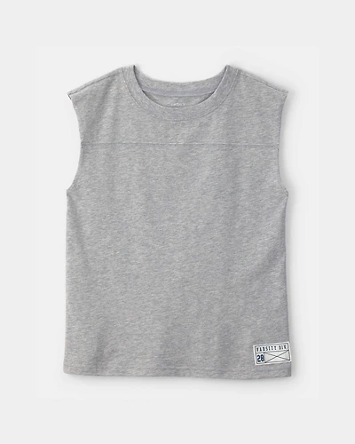 Boys Active Muscle Tank - Grey