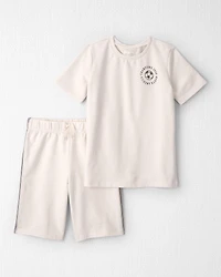 Kid 2-Piece Organic Cotton French Terry Top & Short Set