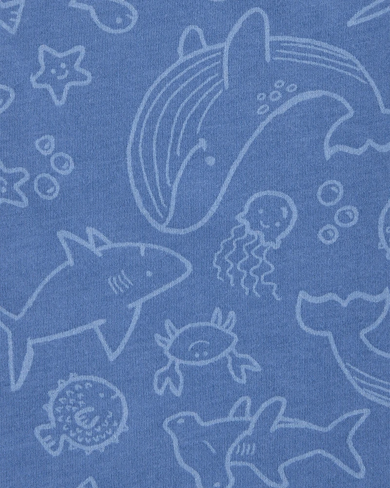 Toddler Sea Animals Graphic Tank - Blue