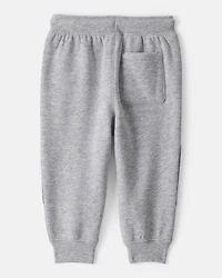 Baby Boy Fleece Joggers - Grey