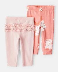Baby 2-Pack Pull-On Pants