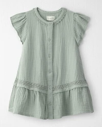 Toddler Girl Organic Cotton Gauze Dress