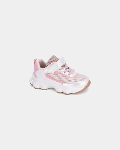 Toddler Girl Athletic Shoe - White/Pink