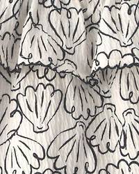 Baby Girl 2-Piece Floral Ruffle Top & Short Set - Black/Cream