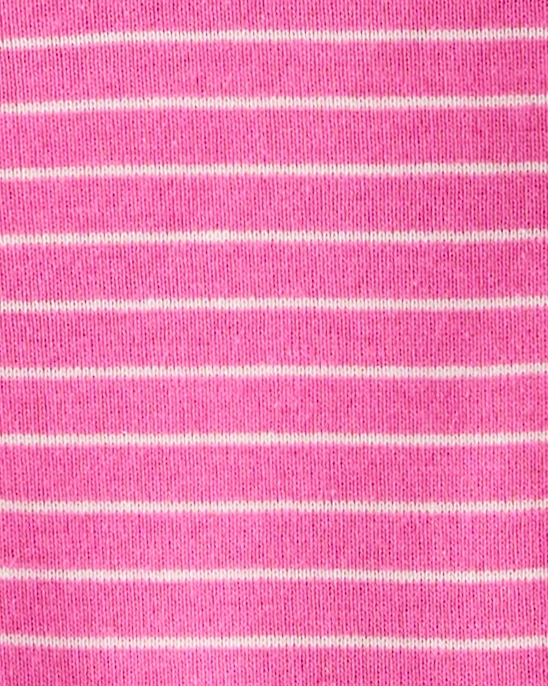 Baby Girl 5-Pack Hearts Print Cotton Multipack Bodysuits