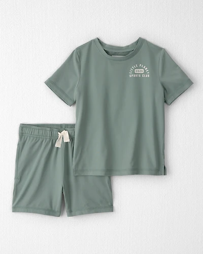 Toddler 2-Piece Recyled Top & Short Set