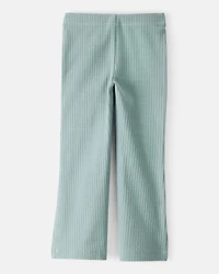 Toddler Girl Cotton Flare Active Pants - Green