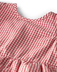 Baby Girl 3-Piece Gingham Set Made with Organic Cotton