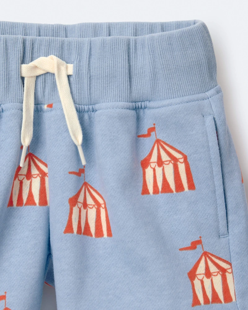 Toddler City Park™ Short Big Top Print - Blue