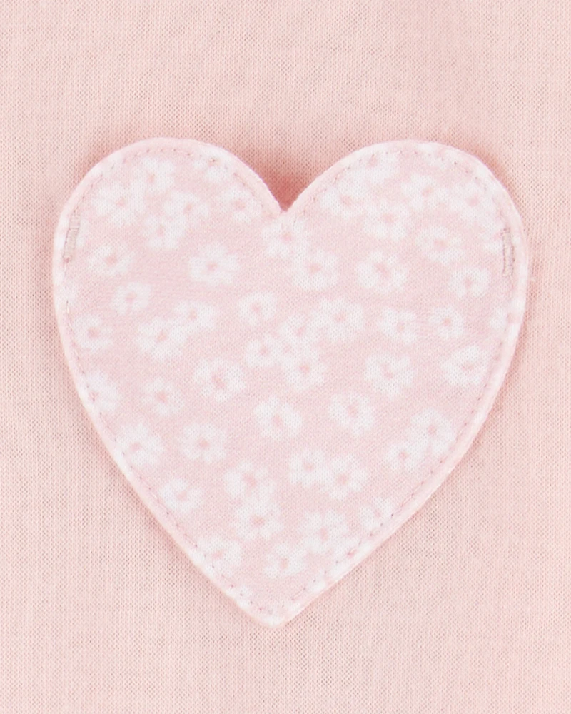Toddler Girl 2-Piece Heart Loose Fit Pyjamas