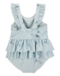 Baby 2-Piece Swimsuit & Cover-Up Set