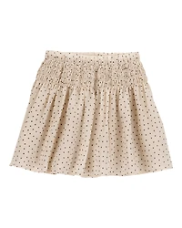Kid Polka Dot Chiffon Skirt