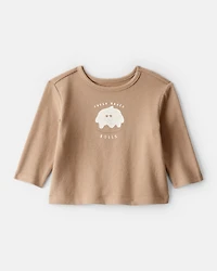 Baby Boy Baked Rolls Long-Sleeve Tee - Brown