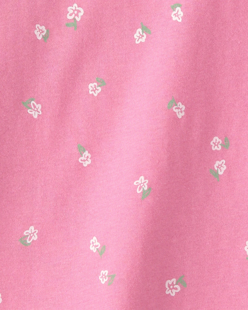 Toddler Girl Floral Top - Pink