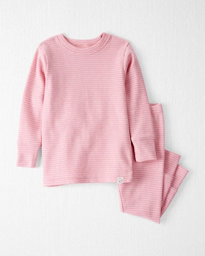 Baby Girl Organic Cotton Pyjamas Stripes