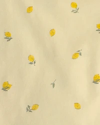 Baby Girl 2-Piece Lemon Top & Short Set - Yellow