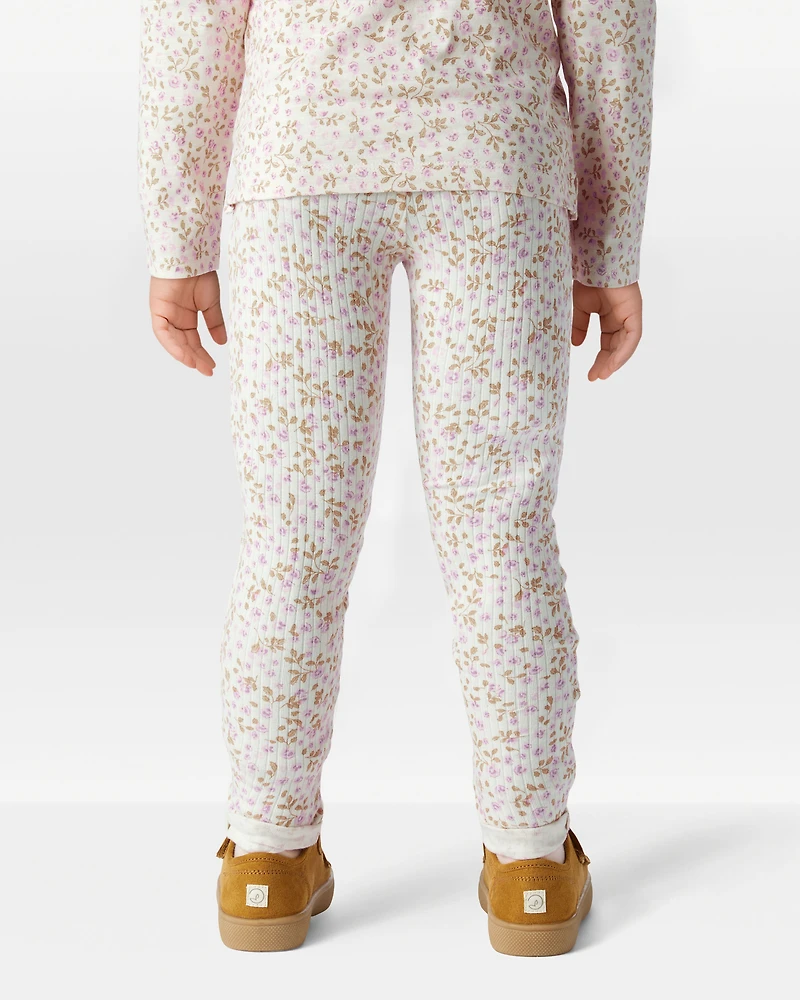 Toddler 2-Pack Organic Cotton Rib Leggings