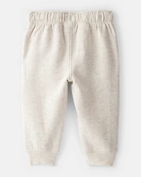Baby Boy DayDream Fleece Joggers - Cream