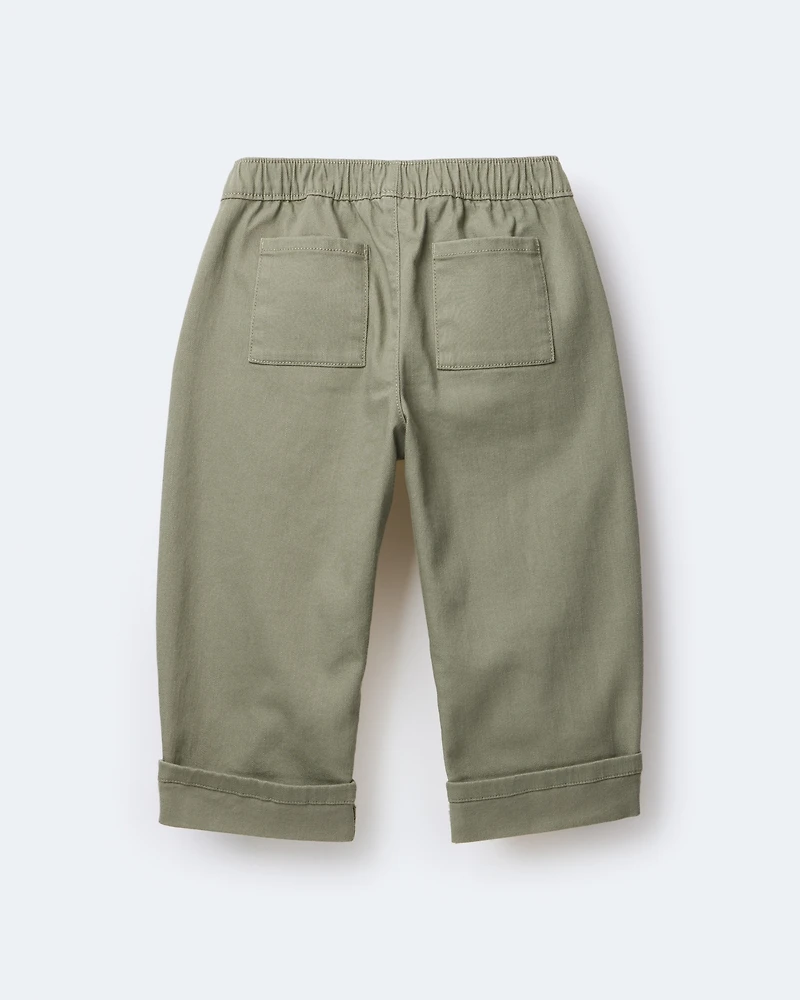 Toddler Girl Bailey Barrel Pant - Olive