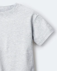 Toddler Short-Sleeve Relaxed Graphic Tee - Heather Grey