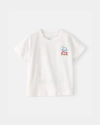 Baby 'Ahoy There' Graphic Tee - White