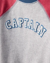 Toddler Boy French Terry Long-Sleeve Pullover Sweatshirt