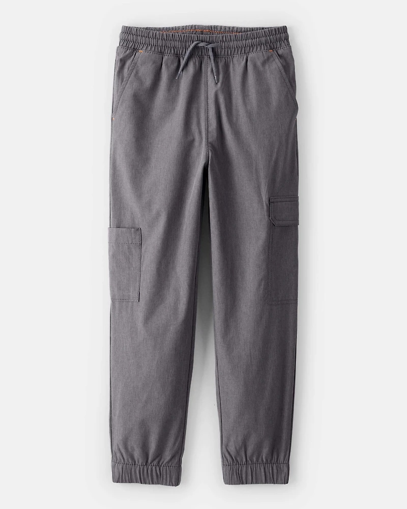 Boys Active Woven Joggers - Grey