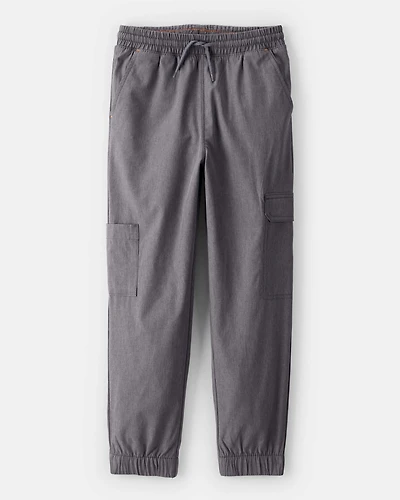 Boys Active Woven Joggers - Grey