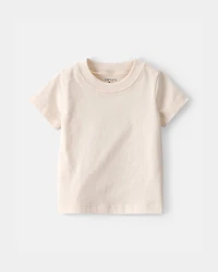 Baby 2-Piece Stripe Overall Set - Khaki