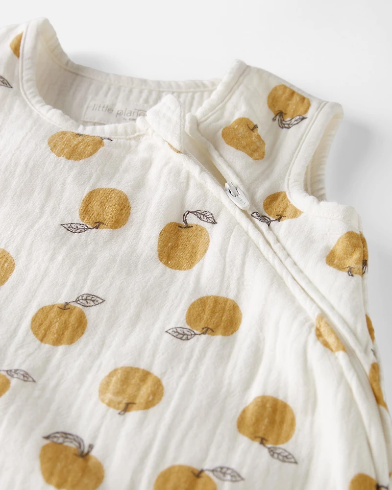 Baby Organic Cotton Gauze Zip Blanket