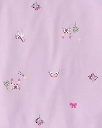 Girls Fairytale PurelySoft 2-Piece Pyjama Set - Purple