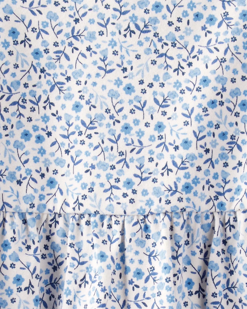 Baby Organic Cotton Floral-Print Dress