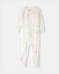Baby Constellation PurelySoft 2-Way Zip 1-Piece Pyjama - Cream