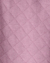 Toddler Girl Quilted Quarter-Zip & Floral Legging Set - Purple