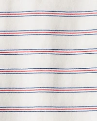 Toddler Boy Striped Long-Sleeve Tee - Cream