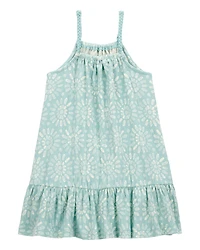 Toddler Geo Print Tank Dress
