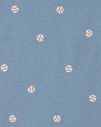 Baby Boy 7-Pack Sports Short-Sleeve Bodysuits