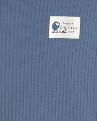 Baby Boy 3-Piece Safari Layering Set - Blue/Cream