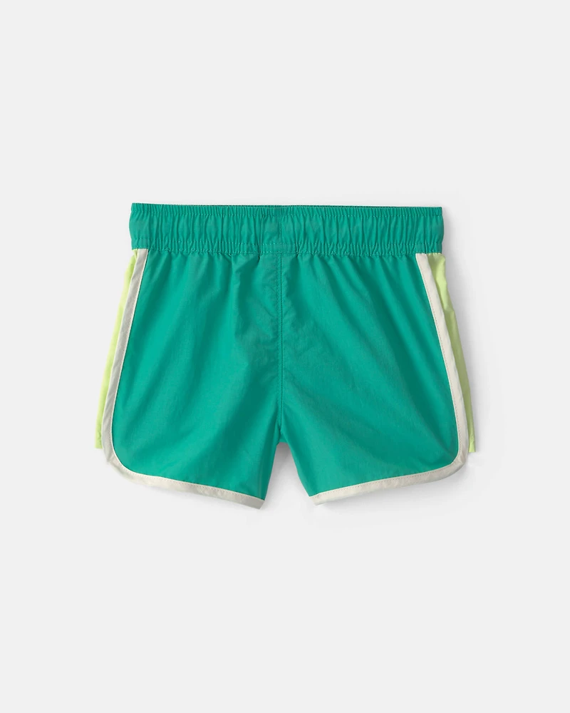 Toddler Active Shorts - Green