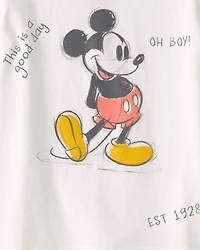 Toddler Disney© Mickey Mouse Graphic Tee - White