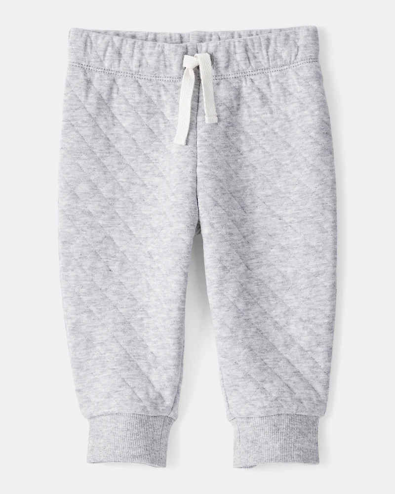 Baby Boy 2-Piece Firetruck Print Long-Sleeve Tee & Pant Set - Blue/Grey