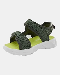 Toddler Rugged Light Up Sandals - Green