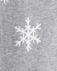 Baby Girl 2-Piece Snowflake Print Long-Sleeve Tee & Pant Set