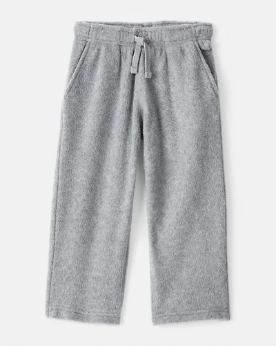 Toddler Boy Fleece Joggers - Grey