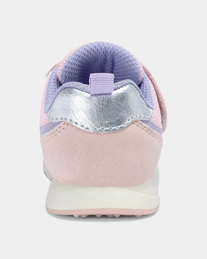 Baby Girl Every Step® First Walker Casual Shoes - Pink/Purple