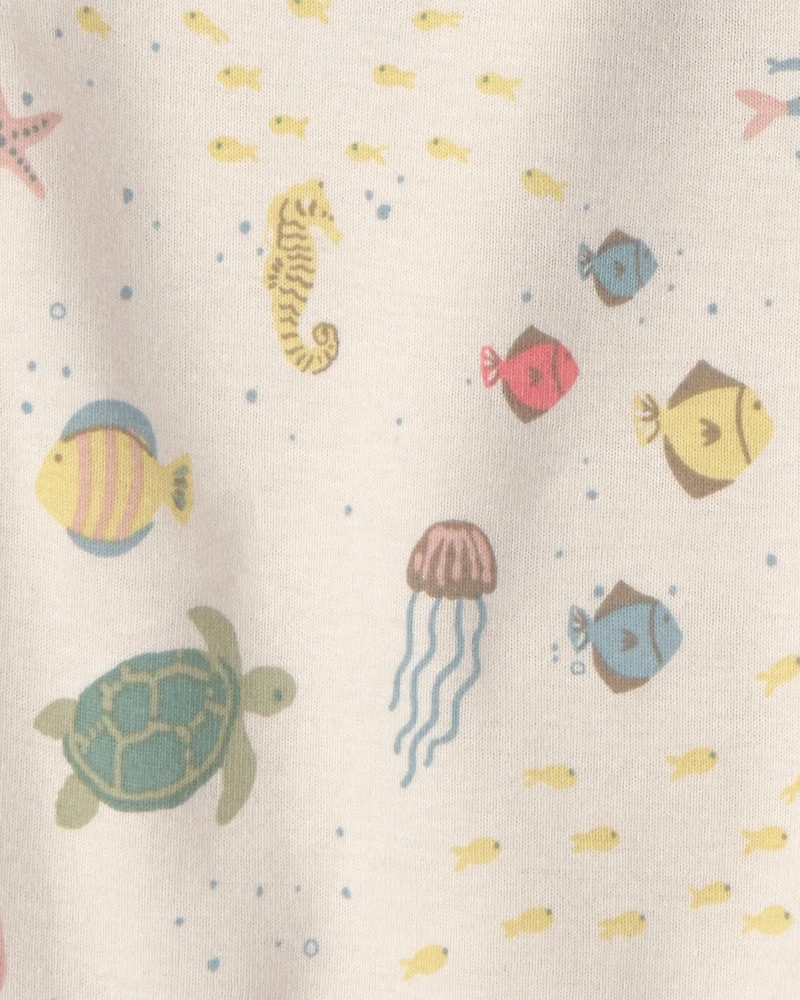 Baby 3-Pack Animal Print Short-Sleeve Multipack Bodysuits